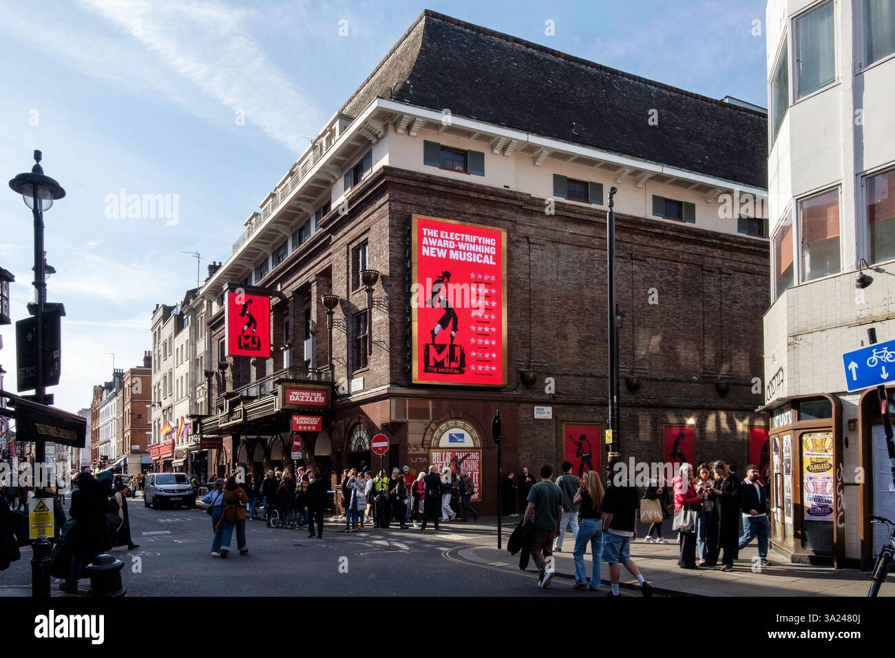 Old Compton Street, Soho, London, Großbritannien Stockfoto