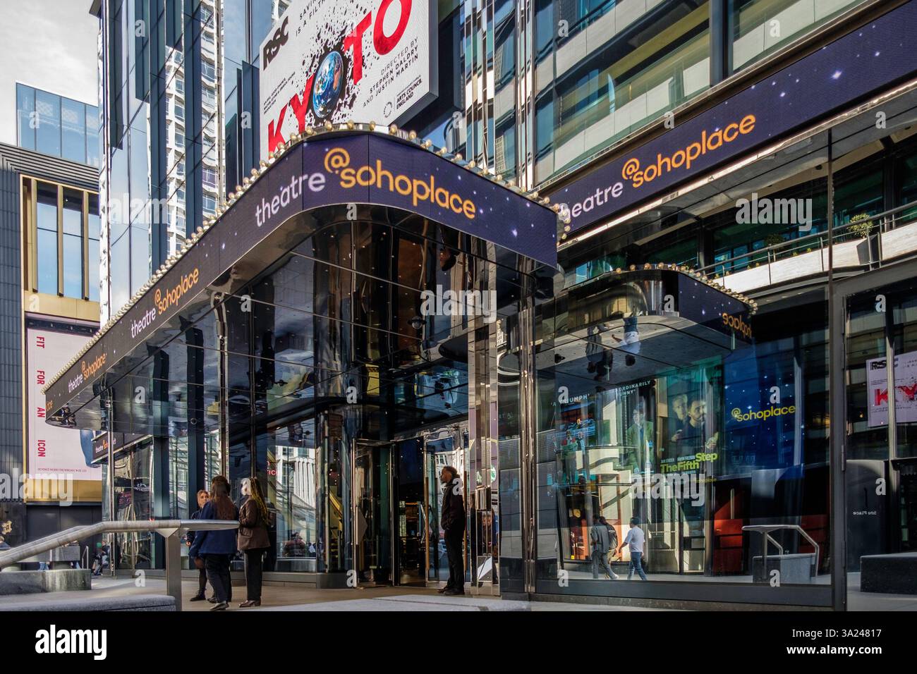 @Sohoplace Theater, Charing Cross Road, London, Großbritannien Stockfoto