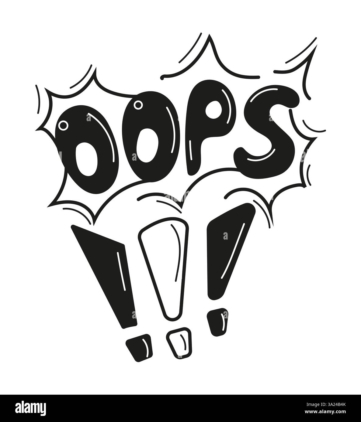 Auslegereffekte und Explosionselemente. Skizzenelemente im Comic-Stil für dynamische Designs. Perfekt für Illustrationen, Comics, Cartoons Stock Vektor