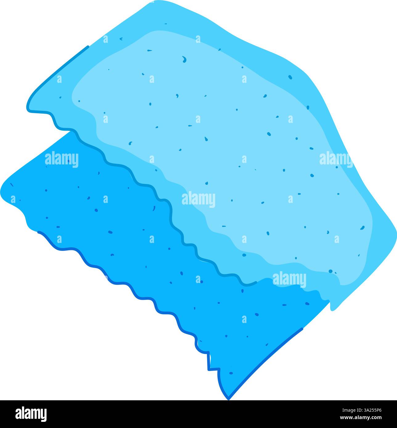 ECO Mikrofaser Handtuch Cartoon Vektor Illustration Stock Vektor