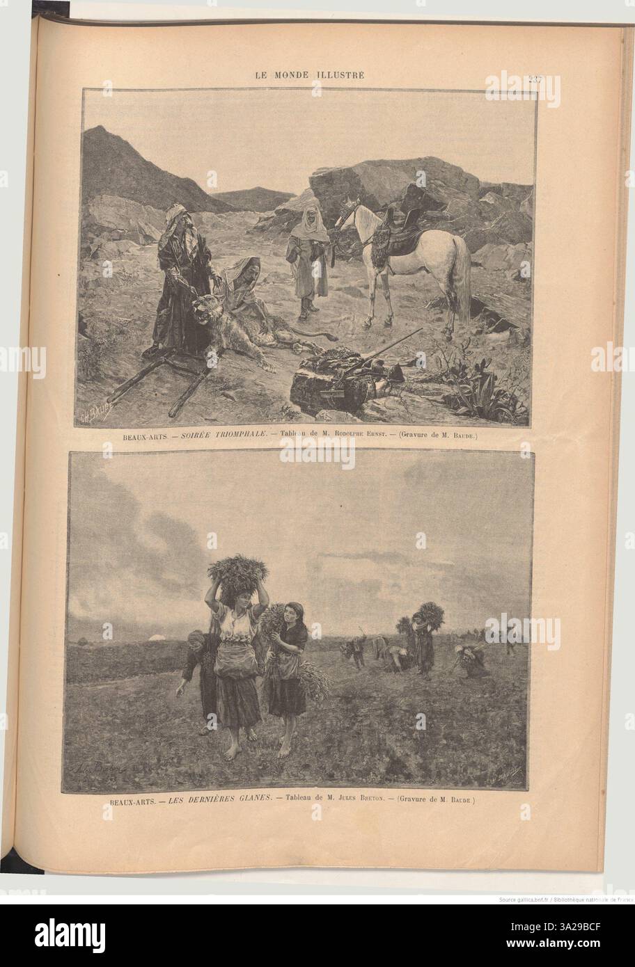 Eine Ausgabe von *Le Monde illustré* vom 12. Oktober 1895 unter der Regie von Charles Yriarte, die das im Frankreich des 19. Jahrhunderts populäre illustrierte Zeitschriftenformat aufgreift. Stockfoto