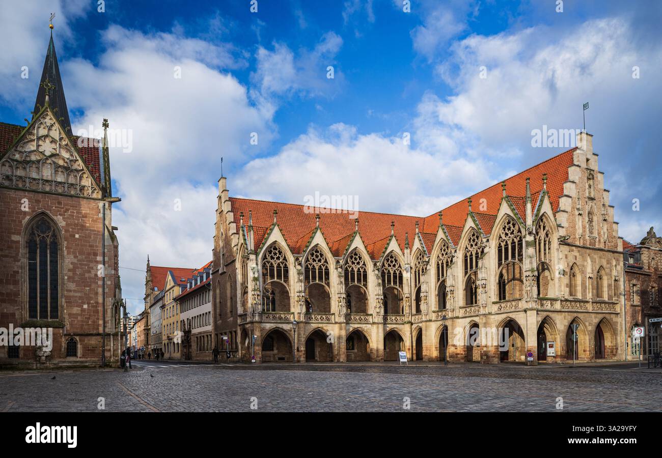 Altstadrmarkt, Braunschweig, Deutschland. Stockfoto