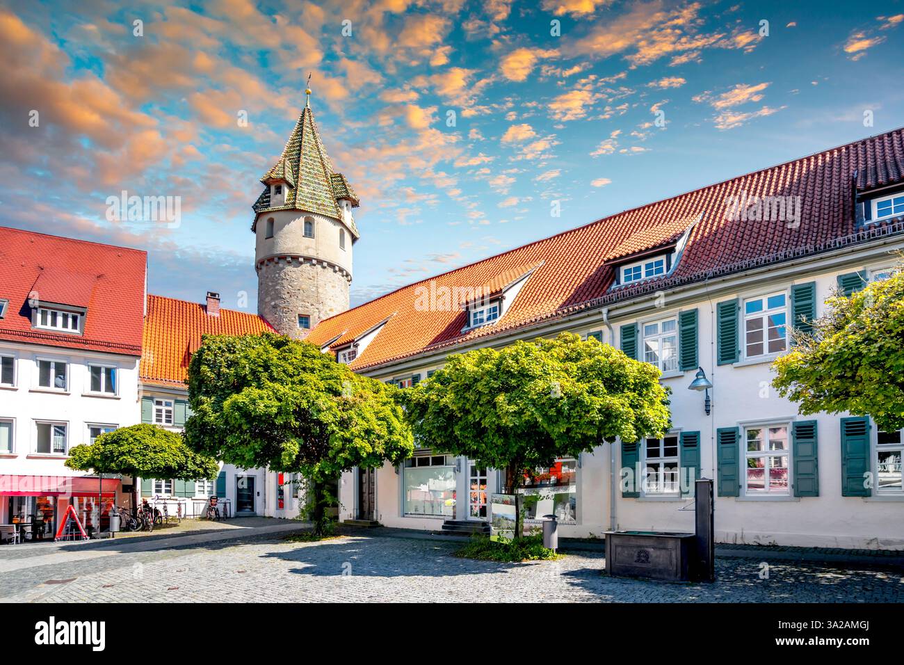 Altstadt von Ravensburg, Deutschland Stockfoto