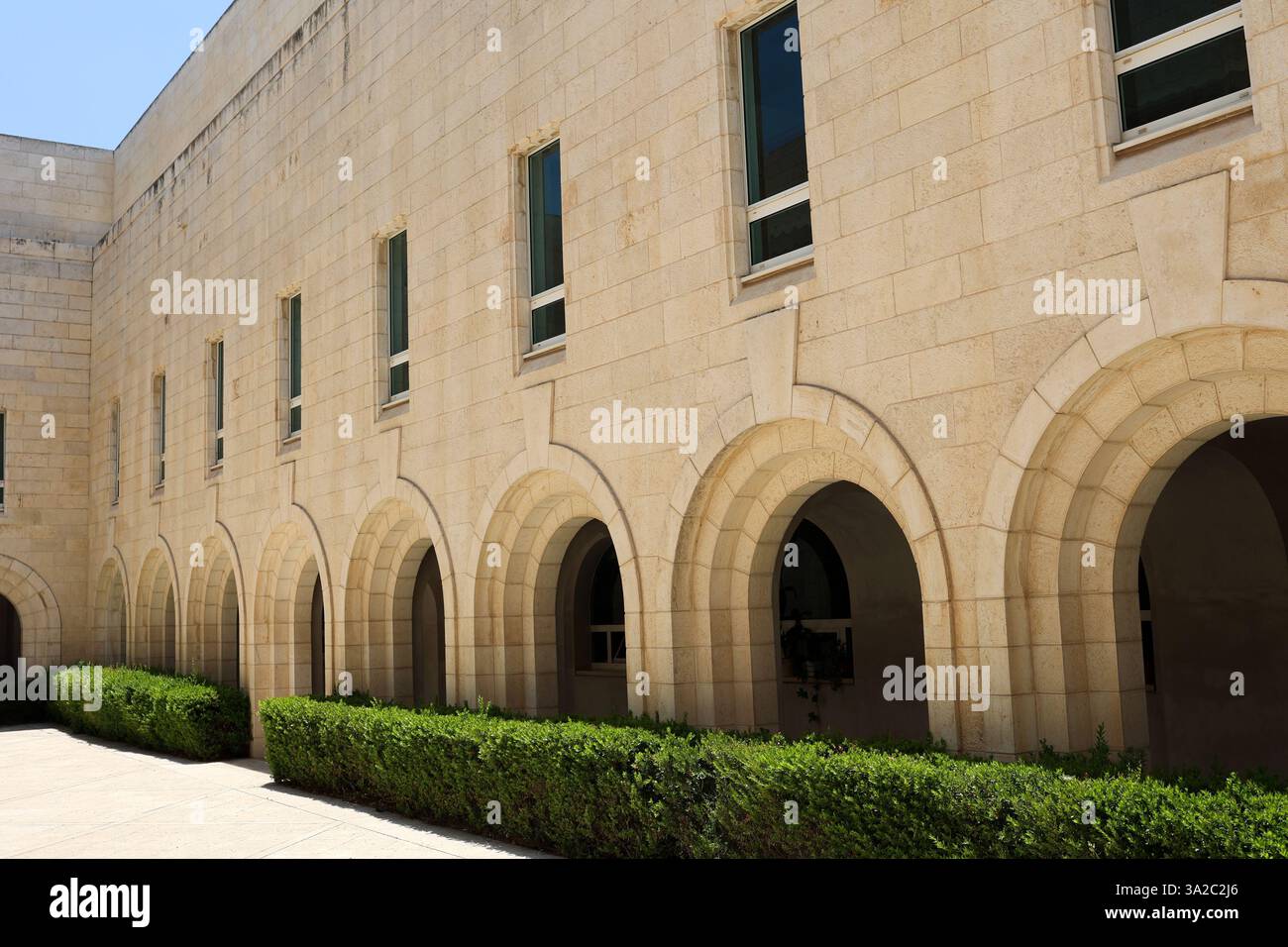 Das Gebäude des Obersten Gerichtshofs in Jerusalem, Israel. Stockfoto