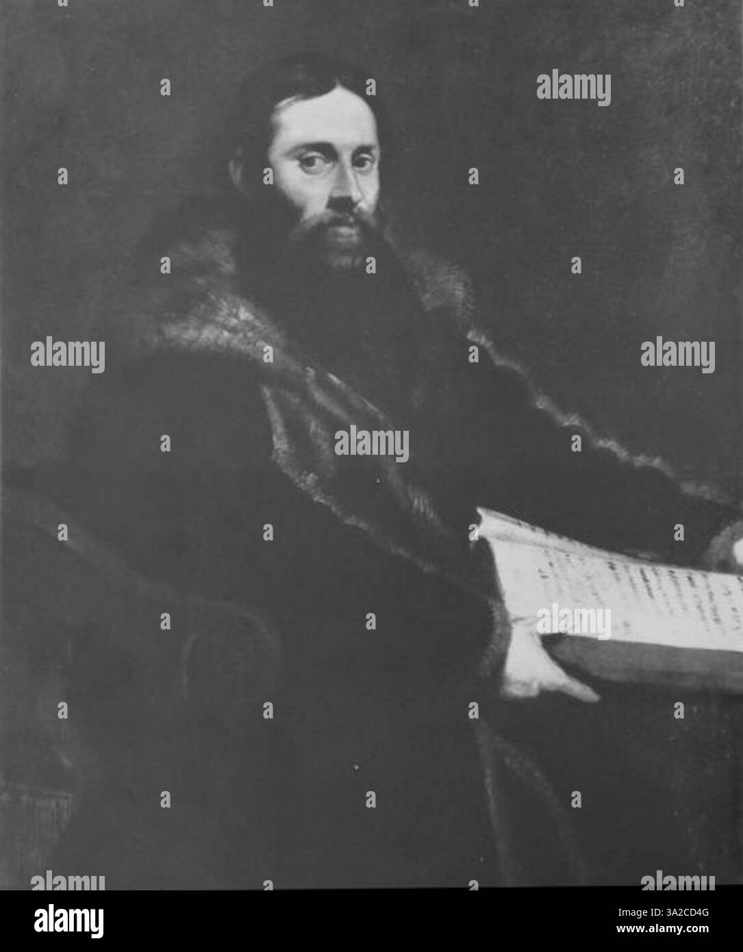 Tintoretto verwendet in diesem Kunstwerk seine charakteristische Verwendung von hohem Kontrast und dynamischer Komposition, die der Szene dramatische Emotionen und Bewegungen verleiht, die für seine religiösen Themen charakteristisch sind. Stockfoto