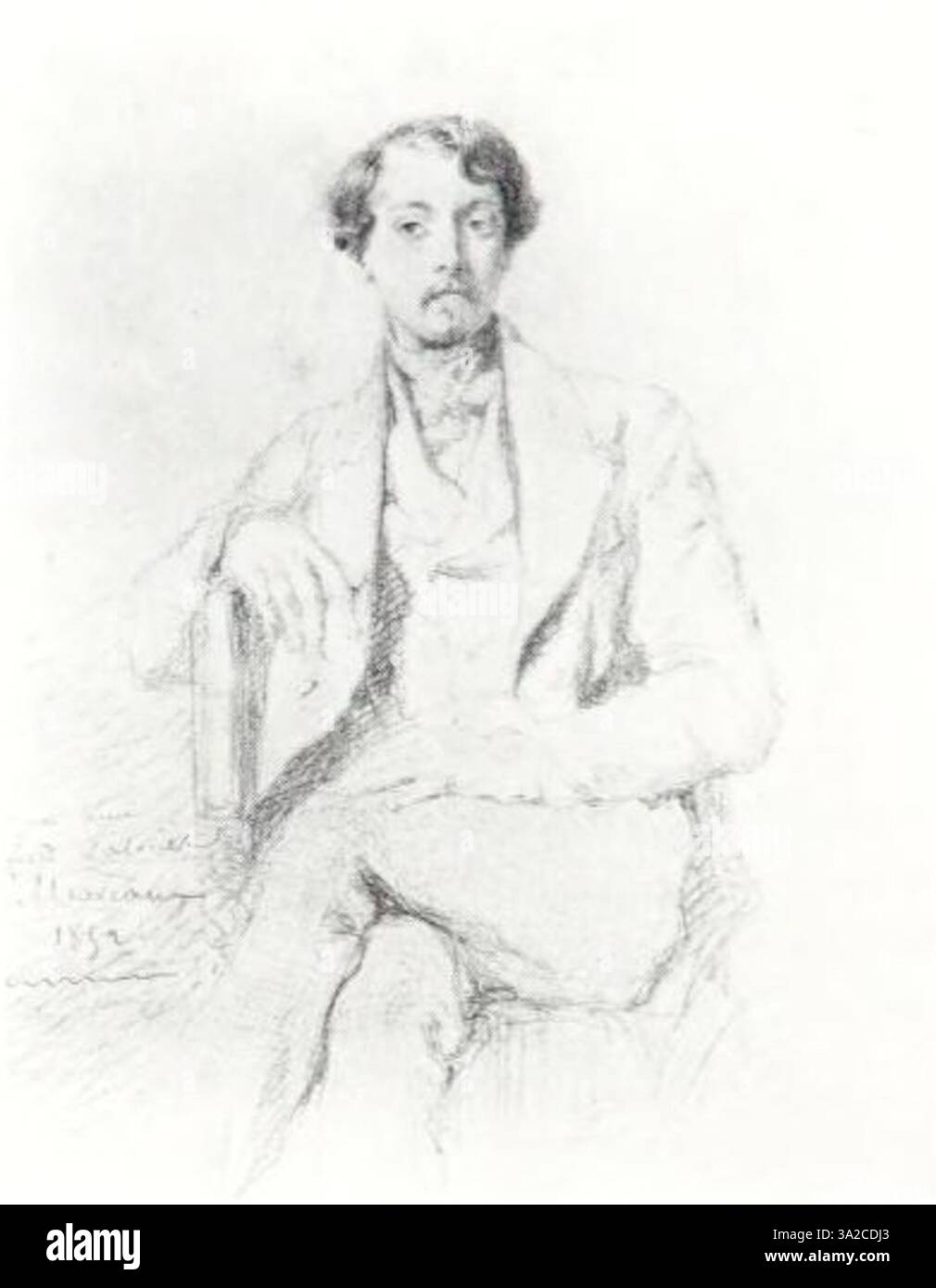 Gustave Moreas Gemälde verwendet komplizierte Pinselarbeiten und lebendige Farbkontraste, um ein mythologisches Thema mit tiefer emotionaler Resonanz zu erkunden. Stockfoto