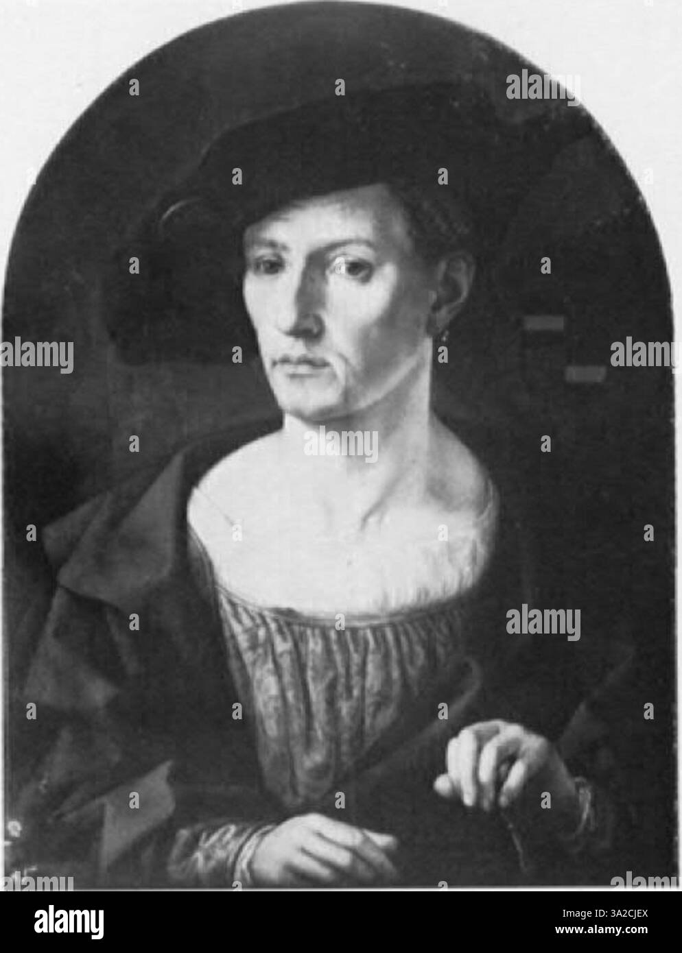 In diesem Werk von Jan Gossart und Bernart van Orley erfassen die Künstler das Wesen nordeuropäischer Malerei des 16. Jahrhunderts. Die Liebe zum Detail, realistische Figuren und die reichhaltige Farbpalette spiegeln das technische Know-how der damaligen Zeit wider. Stockfoto