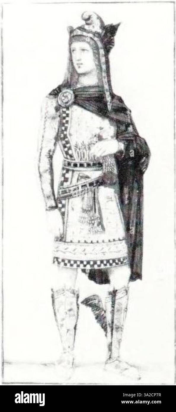 In diesem Stück verwendet Gustave Moreau lebendige Farbkontraste und symbolische Bilder, um ein mythologisches Thema mit emotionaler Intensität zu präsentieren. Stockfoto