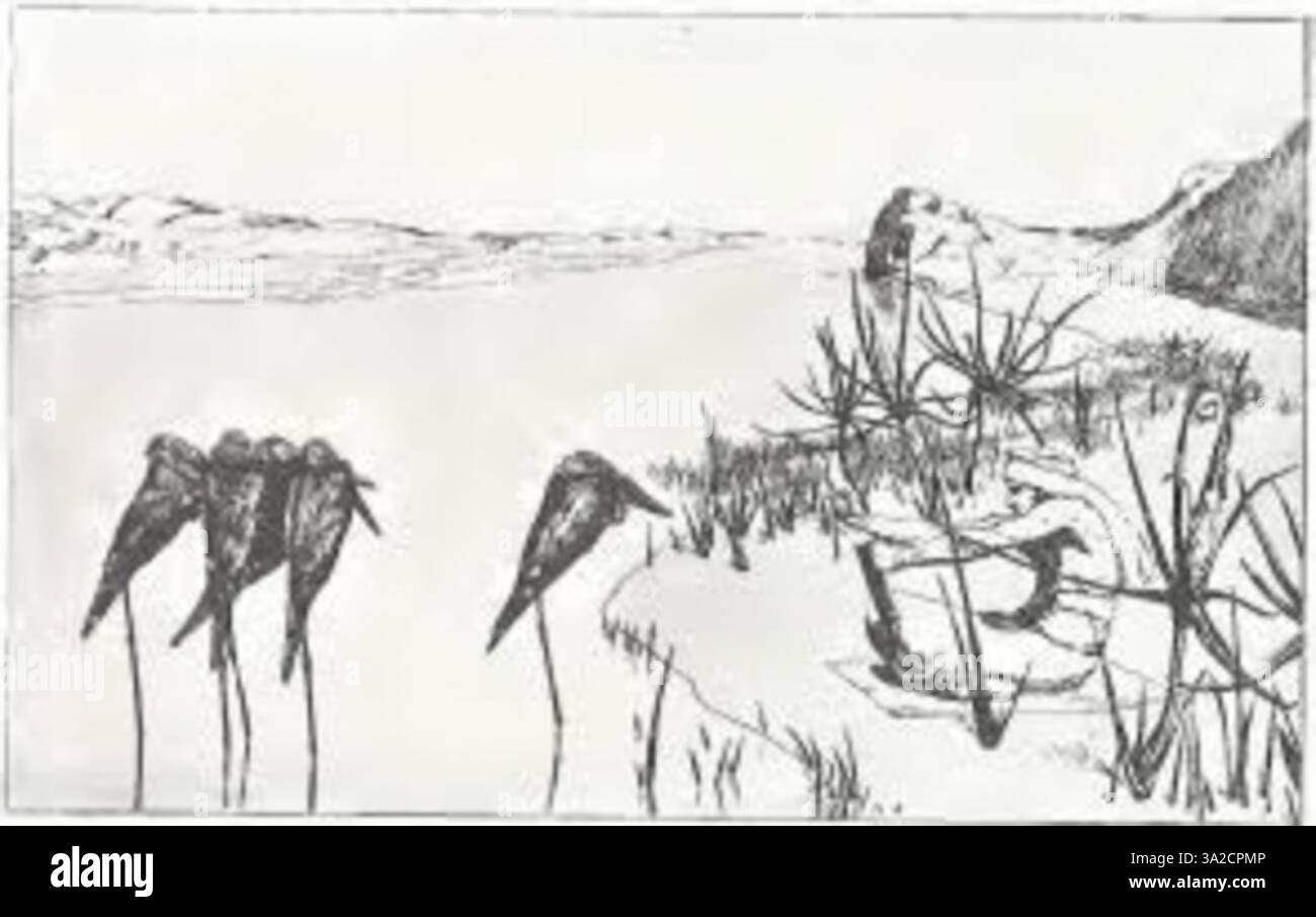 Max Klingers „Sänger, 033“ thematisiert das Thema innerer Wirren durch die Darstellung einer Figur in einem Moment emotionaler Konflikte. Die Haltung und der Gesichtsausdruck deuten auf einen tiefen psychologischen Kampf hin, während die Verwendung von Kontrast und Schatten das Gefühl emotionaler Unruhe verstärkt. Stockfoto