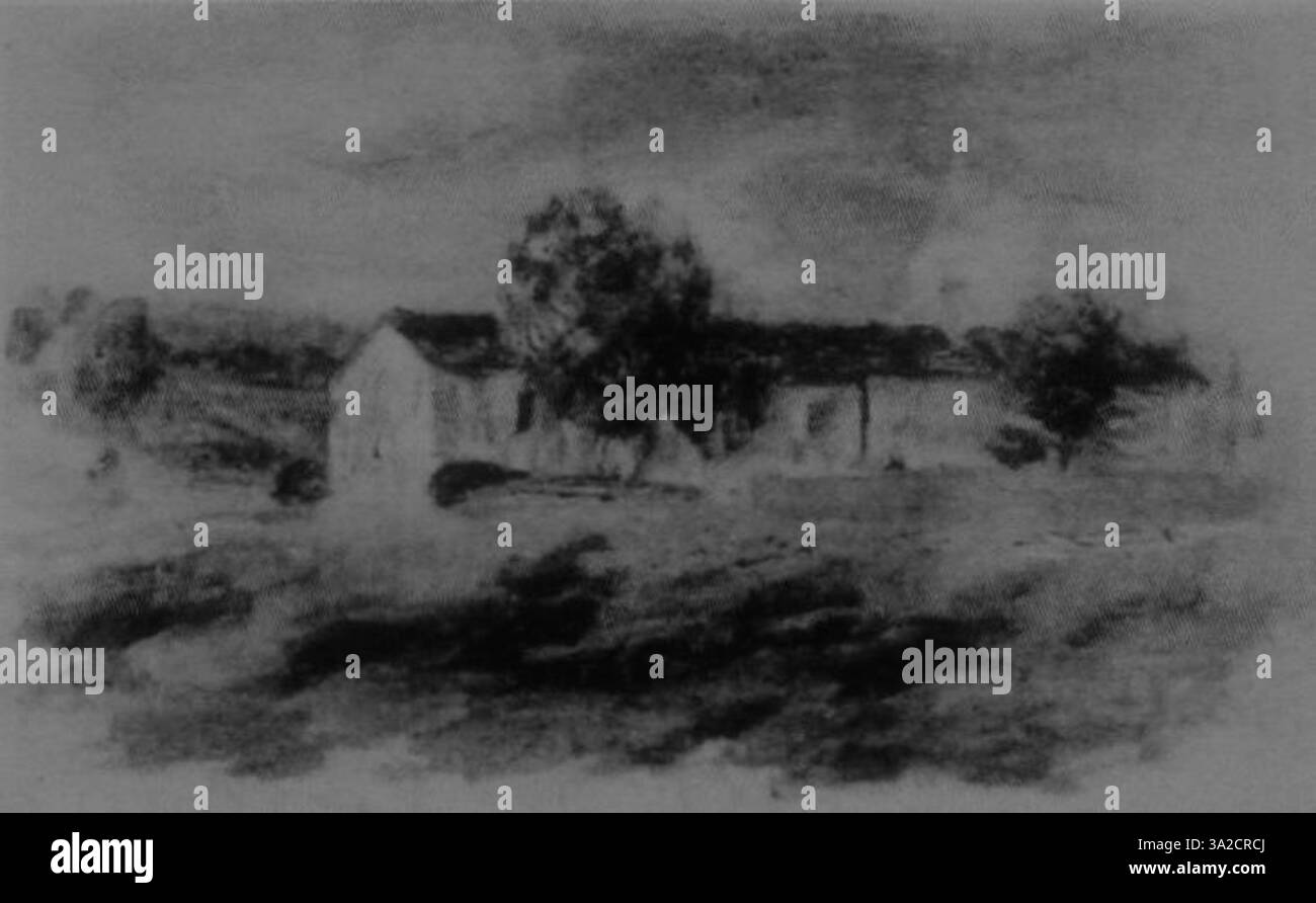 Renoir zeigt Figuren in einer lebendigen Außenlandschaft, in der Licht, Farben und dynamische Pinselstriche eine ansprechende, lebendige Atmosphäre schaffen. Stockfoto