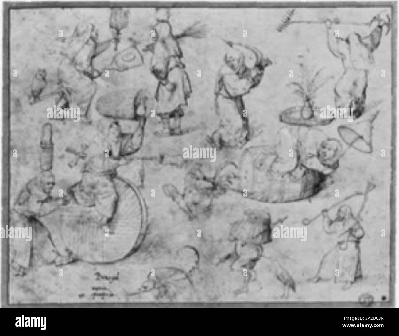 In diesem Gemälde fängt Geertgen tot Sint Jans eine biblische Szene mit lebendigen Details ein, beeinflusst von Jerome Bosch. Der Fokus der Nördlichen Renaissance auf Realismus und spirituelle Hingabe zeigt sich in der präzisen Wiedergabe und der reichhaltigen Farbpalette. Stockfoto