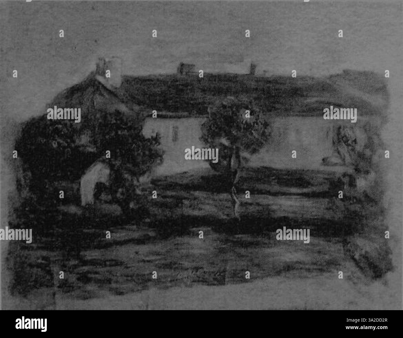 Renoir’ Gemälde von 1950 fängt Figuren in einer entspannten, harmonischen Umgebung ein. Die charakteristischen Pinselarbeiten des Künstlers und die Verwendung von warmen Tönen betonen die emotionale Wärme und die Verbindung zwischen den Motiven. Stockfoto