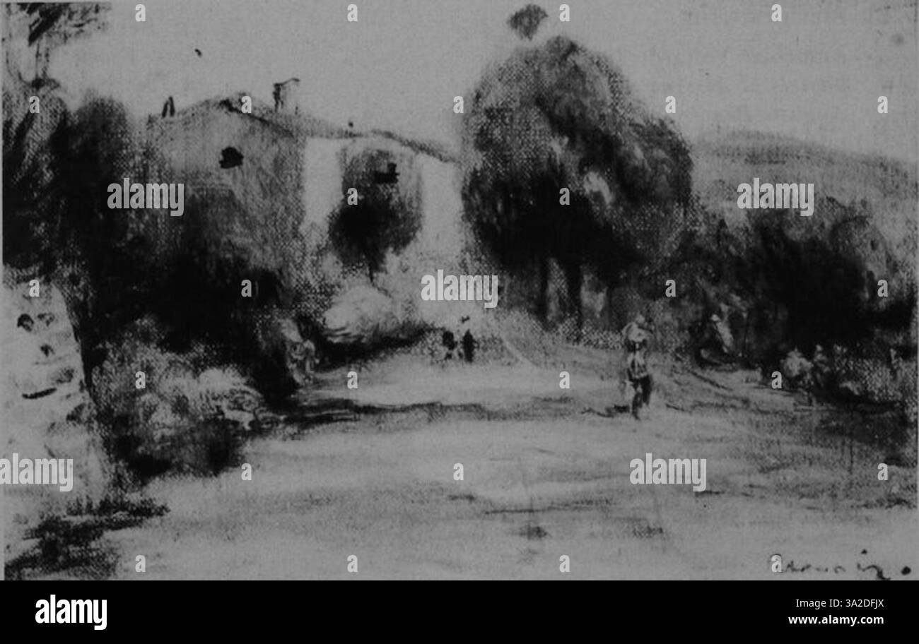 Ein Stück von Pierre-Auguste Renoir aus dem Jahr 2019, in dem seine charakteristischen Licht- und Farbtechniken vorgestellt werden, die menschliche Interaktion und alltägliche Momente mit einem Schwerpunkt auf Wärme und natürlicher Schönheit darstellen. Stockfoto