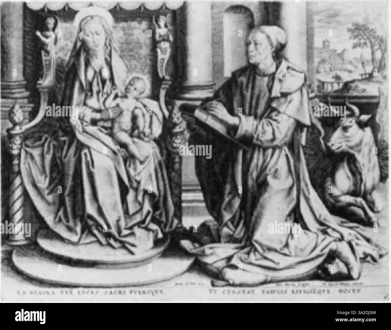 Hugo van der Goes präsentiert eine biblische Erzählung mit sorgfältig gerenderten Figuren, die Lichtkontraste und lebendige Farben verwendet, um emotionale und spirituelle Resonanz zu erzeugen. Stockfoto