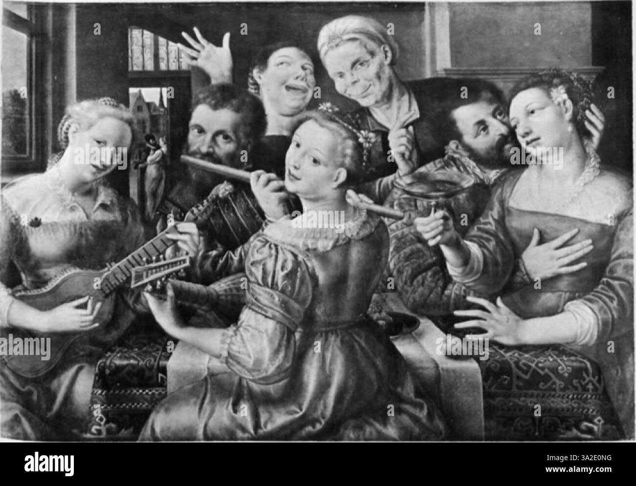 Dieses Porträt von Antonis Mor zeigt seine Aufmerksamkeit auf die feinen Details der Kleidung und des Gesichtsausdrucks und veranschaulicht den Realismus der Nördlichen Renaissance. Stockfoto