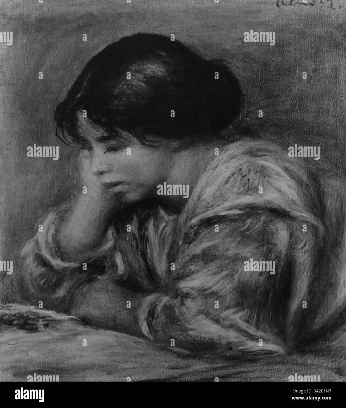 Pierre-Auguste Renoir (1841–1919) verwendet in diesem Gemälde seine charakteristischen Pinselstriche und leuchtenden Farben, um ein freudiges gesellschaftliches Ereignis darzustellen, das Licht, Bewegung und Ausdruck betont. Stockfoto