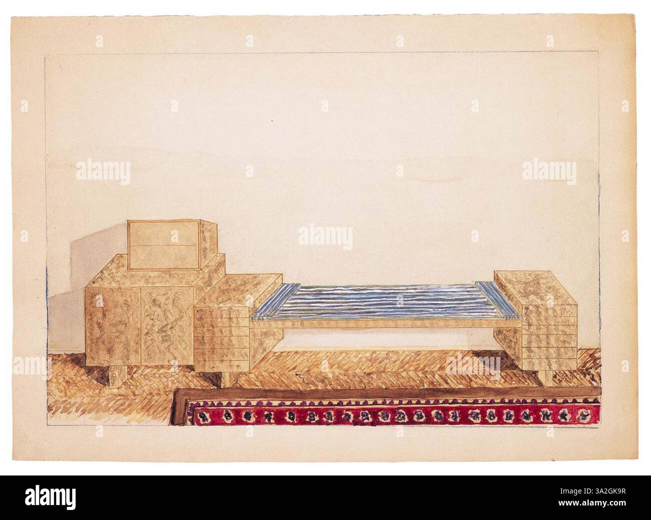 Arnold Schönbergs Werk zeigt seine Pionierrolle bei der Entwicklung atonaler Musik und seine Anwendung der Zwölftontechnik. Seine Musik stellt einen Wendepunkt in der westlichen klassischen Musikgeschichte dar. Stockfoto