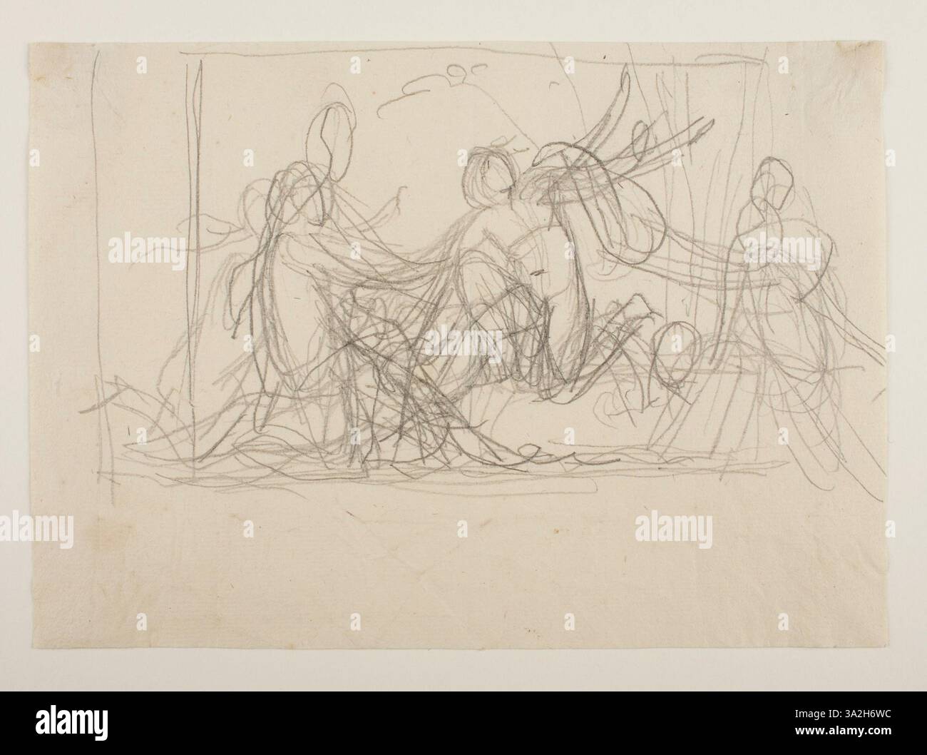 Bertel Thorvaldsens Skulptur in neoklassischer Tradition betont Formklarheit und klassische Proportionen. Sein Werk ist bekannt für seine subtile Eleganz und raffinierte Ausführung, die die ideale der antiken griechischen und römischen Kunst widerspiegelt. Stockfoto