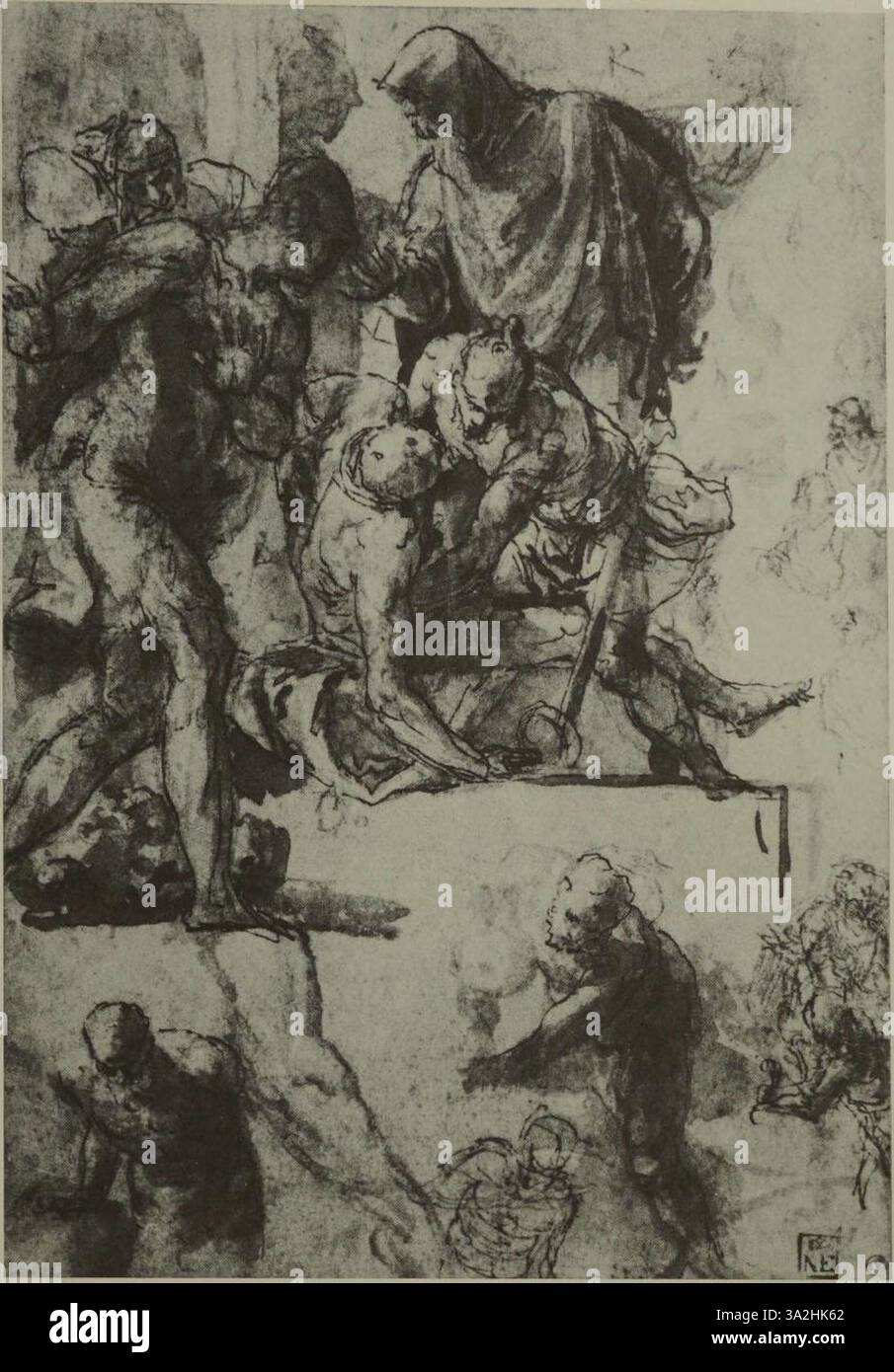 Paolo Veroneses Werk in diesem Gemälde unterstreicht seine Fähigkeit, historische oder religiöse Themen mit komplizierten Details und einer kräftigen Farbpalette zu verschmelzen, was die Kunst der Renaissance veranschaulicht. Stockfoto