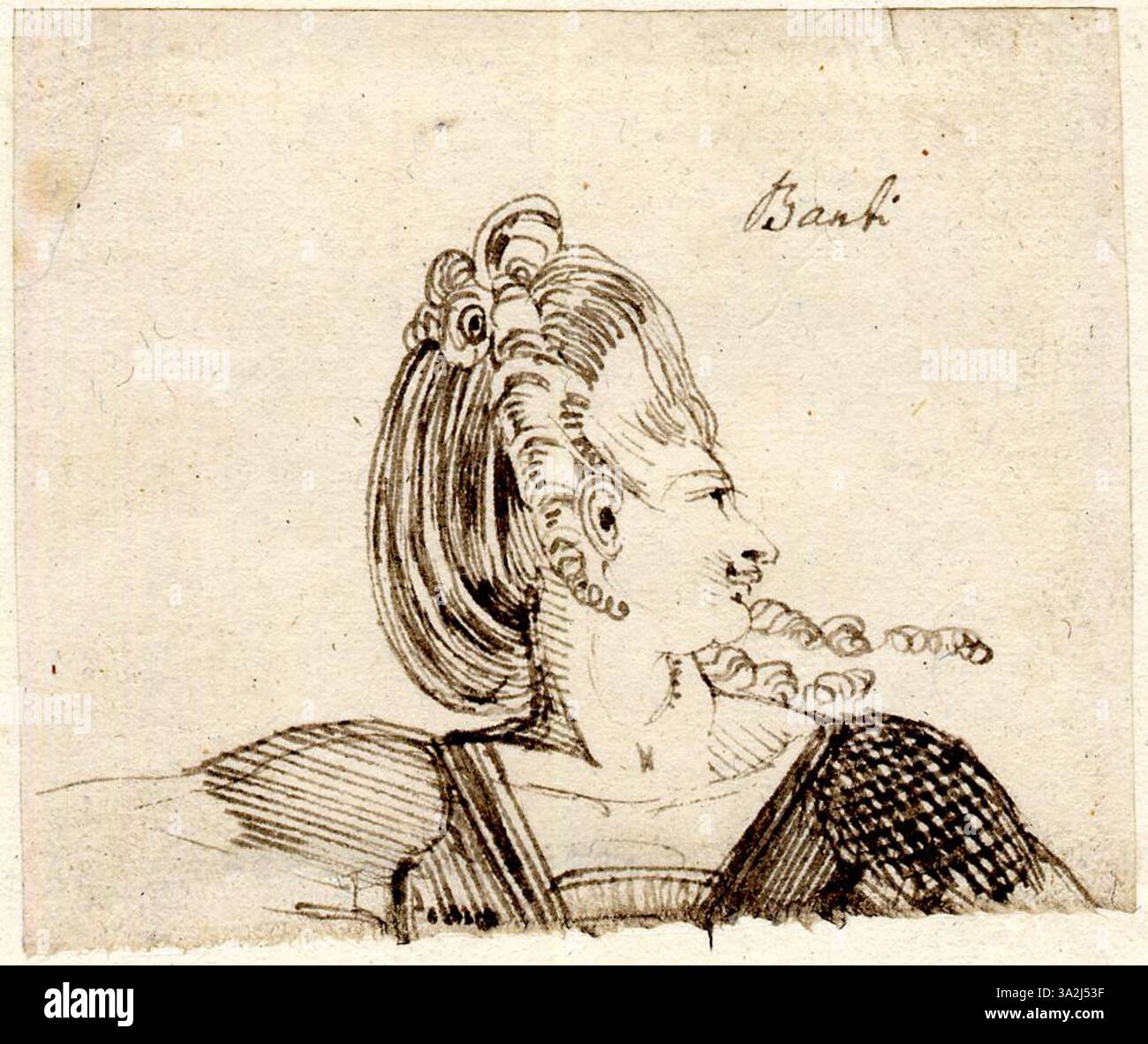 Diese Serie von Detailskizzen aus Fuselis *Roman Album* zeigt mehrere Figuren, wobei der Schwerpunkt auf der Verfeinerung von Körperformen und Posen liegt. Die Skizzen zeigen Fuselis Erforschung von Bewegung und Anatomie. Stockfoto