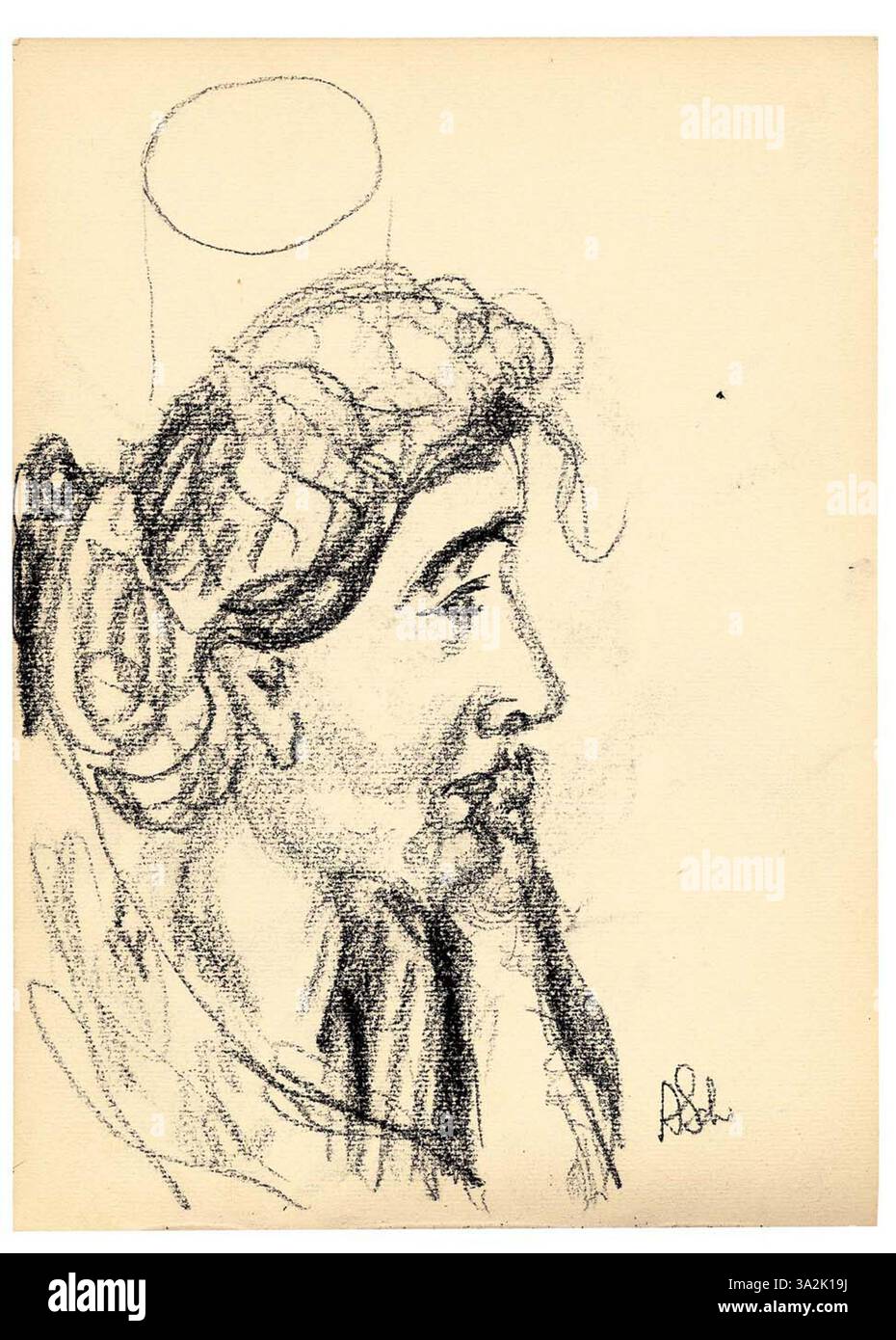 Ein Porträt eines Werkes von Arnold Schönberg (1874–1951), das seinen komplexen Orchesteransatz veranschaulicht. Schönbergs Kompositionen, wie diese, sind geprägt von unkonventionellen Strukturen und Chromatismus, die zu dieser Zeit bahnbrechend waren. Stockfoto