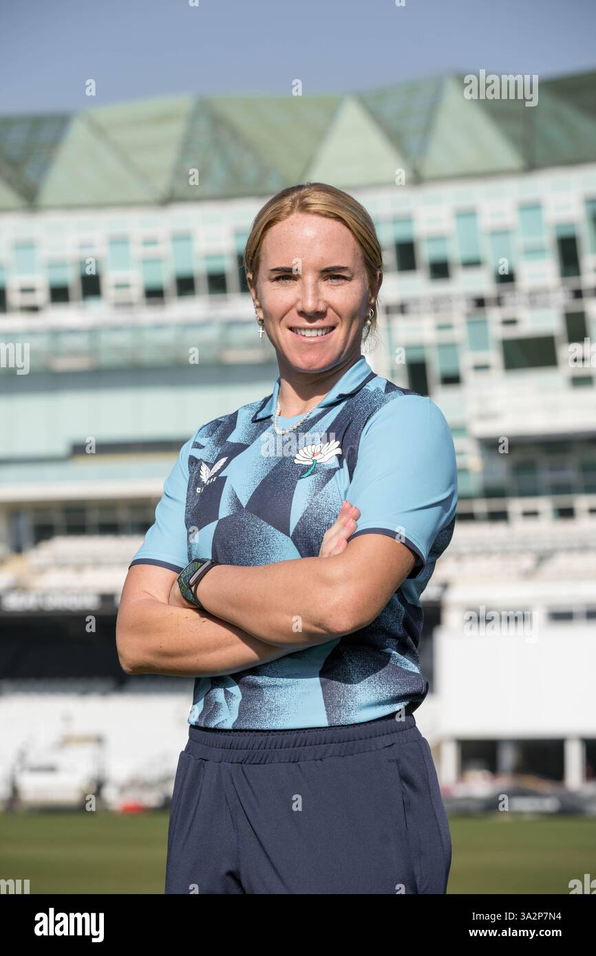 Lauren Winfield-Hill. Yorkshire CCC Fotoruf. Headingley Stadium, Leeds, Großbritannien. Mark P Doherty/Gefangene Lichtfotografie. Stockfoto