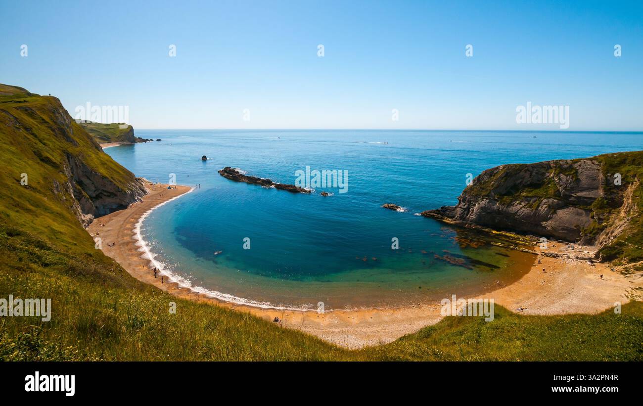 Man O' War Strand Stockfoto