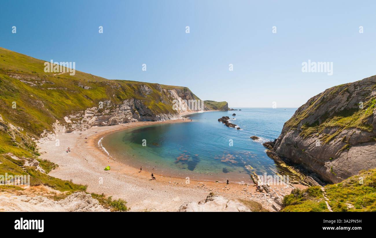 Man O' War Strand Stockfoto