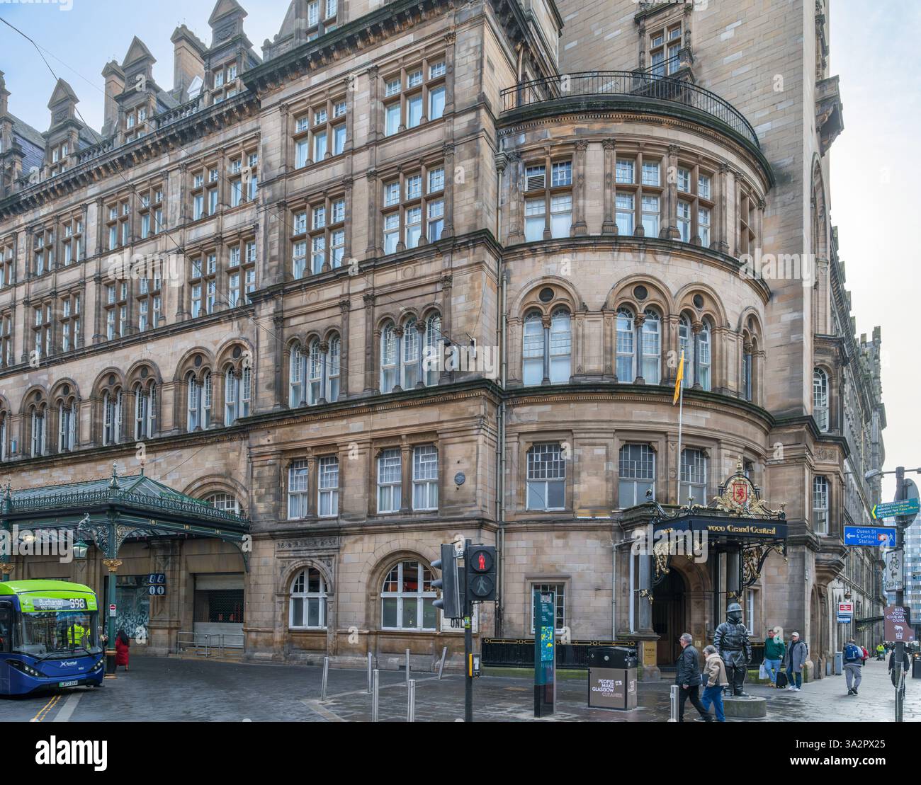 Das Voco Grand Central Hotel in Glasgow Central Station, Gordon Street, Glasgow, Schottland, Großbritannien Stockfoto