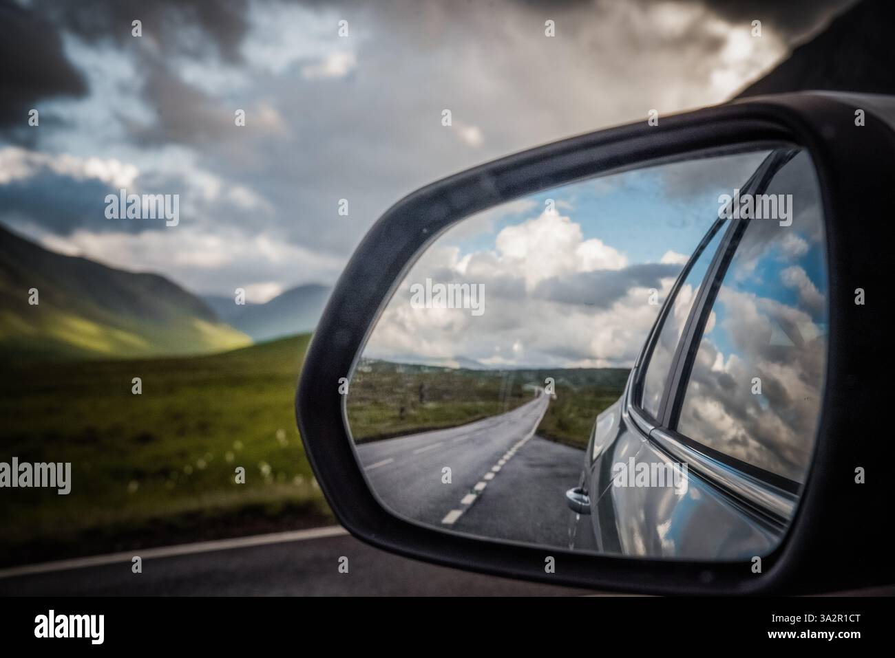 Außergewöhnliche Aussicht auf Glencoe, im Herzen der schottischen Highlands Stockfoto