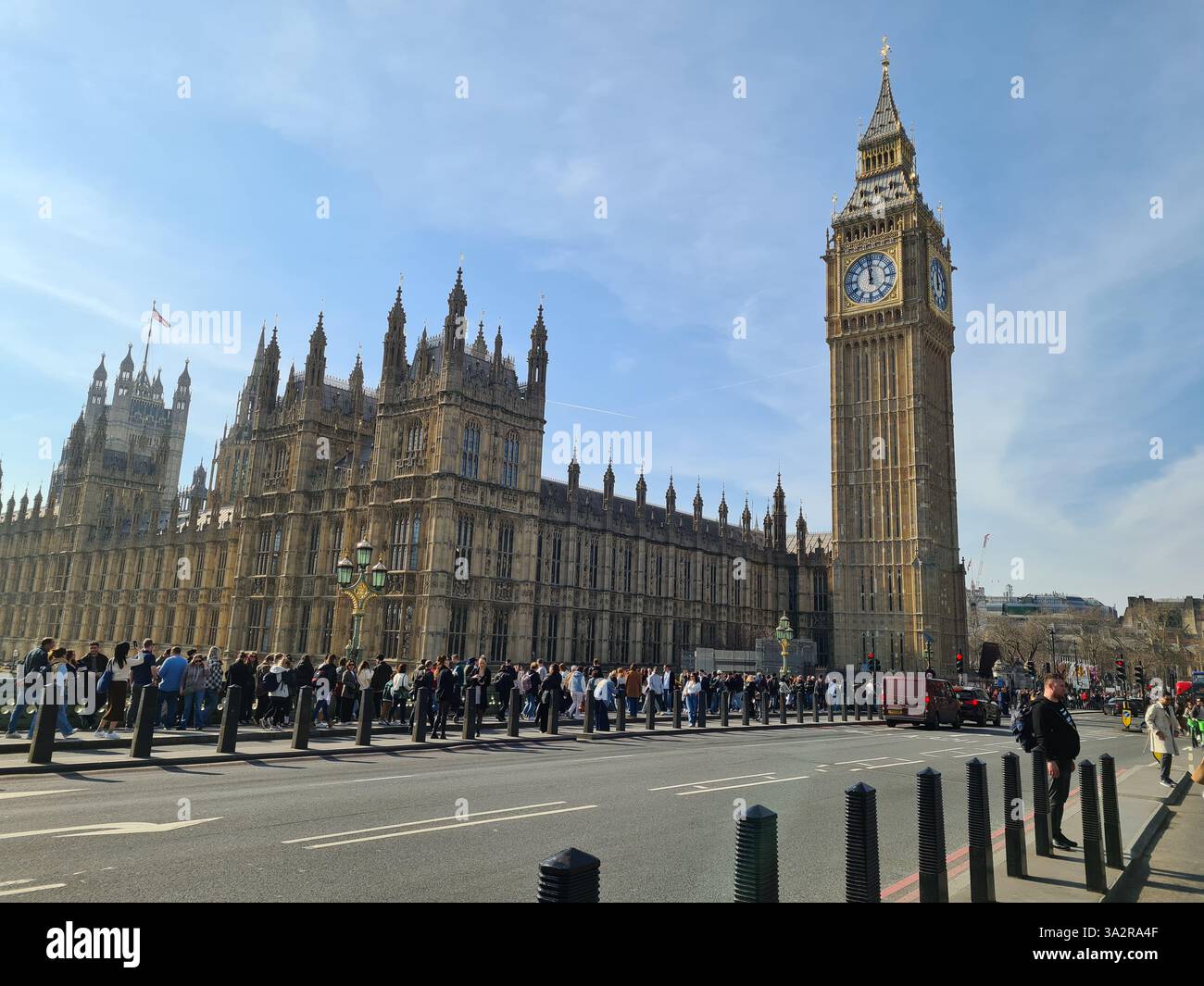 Big Ben und die Houses of Parliament London. Stockfoto