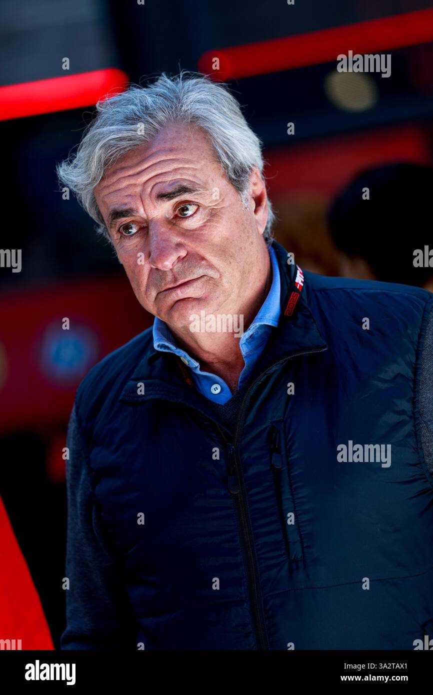 Melbourne, Australie. März 2025. Carlos Sainz Senior (Spa), Porträt während des Formel 1 Louis Vuitton Australian Grand Prix 2025, 1. Runde der FIA Formel 1 Weltmeisterschaft 2025 vom 14. Bis 16. März 2025 auf dem Albert Park Grand Prix Circuit in Melbourne, Australien - Foto DPPI Credit: DPPI Media/Alamy Live News Stockfoto