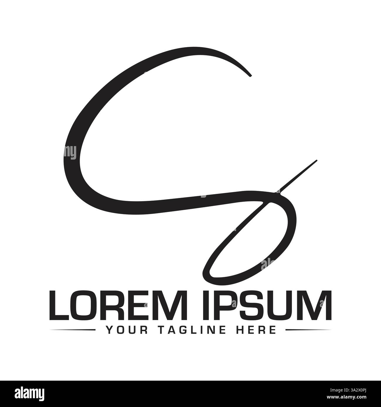 S-Letter-Logo-Design Stock Vektor