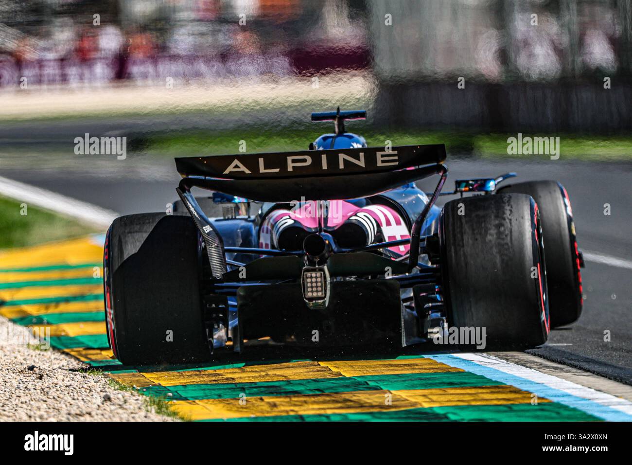 Malbourne, Australien. Februar 2025. 19/2025 - Pierre Gasly (FRA) - Alpine F1-Team - Alpine A525 - Renault während des Trainings am Freitag des Grand Prix 2025 von Louis Vuitton in Australien; Albert Park, Melbourne, Australien, 14. Bis 16. März 2025 (Foto: Alessio de Marco/SIPA USA) Credit: SIPA USA/Alamy Live News Stockfoto