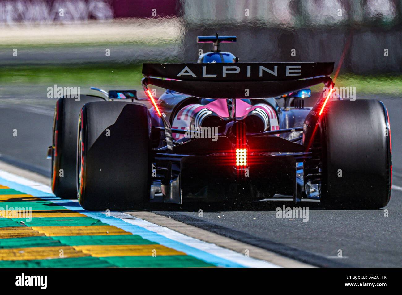 Malbourne, Australien. Februar 2025. 19/2025 - Pierre Gasly (FRA) - Alpine F1-Team - Alpine A525 - Renault während des Trainings am Freitag des Grand Prix 2025 von Louis Vuitton in Australien; Albert Park, Melbourne, Australien, 14. Bis 16. März 2025 (Foto: Alessio de Marco/SIPA USA) Credit: SIPA USA/Alamy Live News Stockfoto