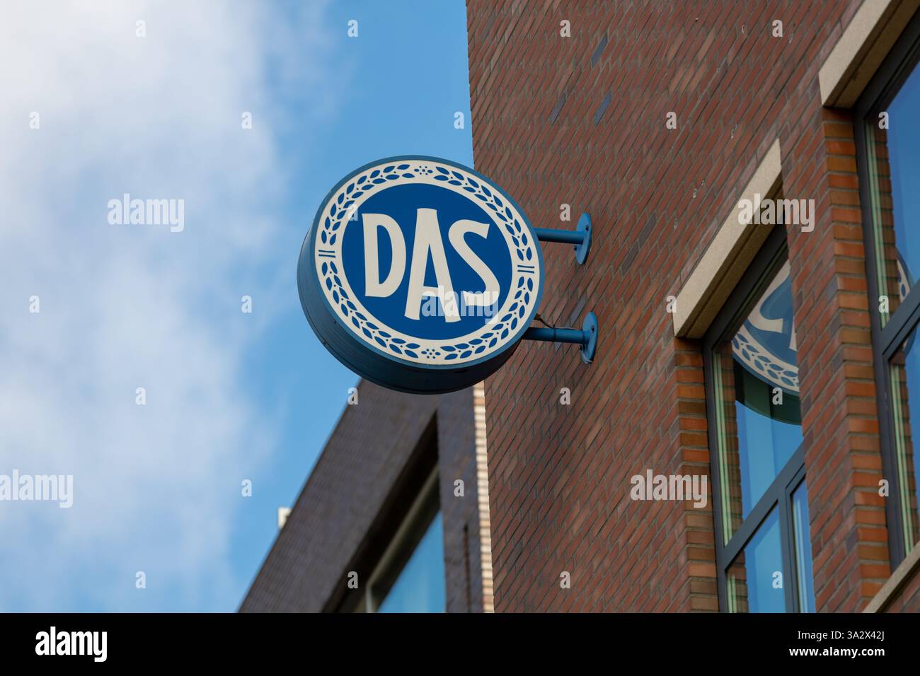 Das-Logo-Schild im Büro in den Bosch. Das Rechtshilfeunternehmen. Stockfoto