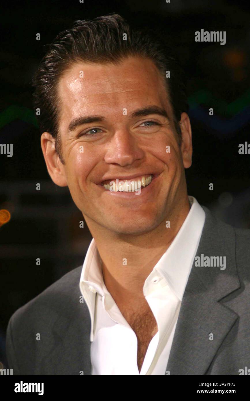 31. MÄRZ 2003 - HOLLYWOOD, CA, USA - MICHAEL WEATHERLY - GHOSTS OF THE ABYSS - PREMIERE. UNIVERSAL HOLLYWOOD WALK IMAX, HOLLYWOOD, CA. 31. MÄRZ 2003 -. NINA PROMMER/2003 K29773NP(Bild: © Globe Photos/ZUMAPRESS.com) Stockfoto