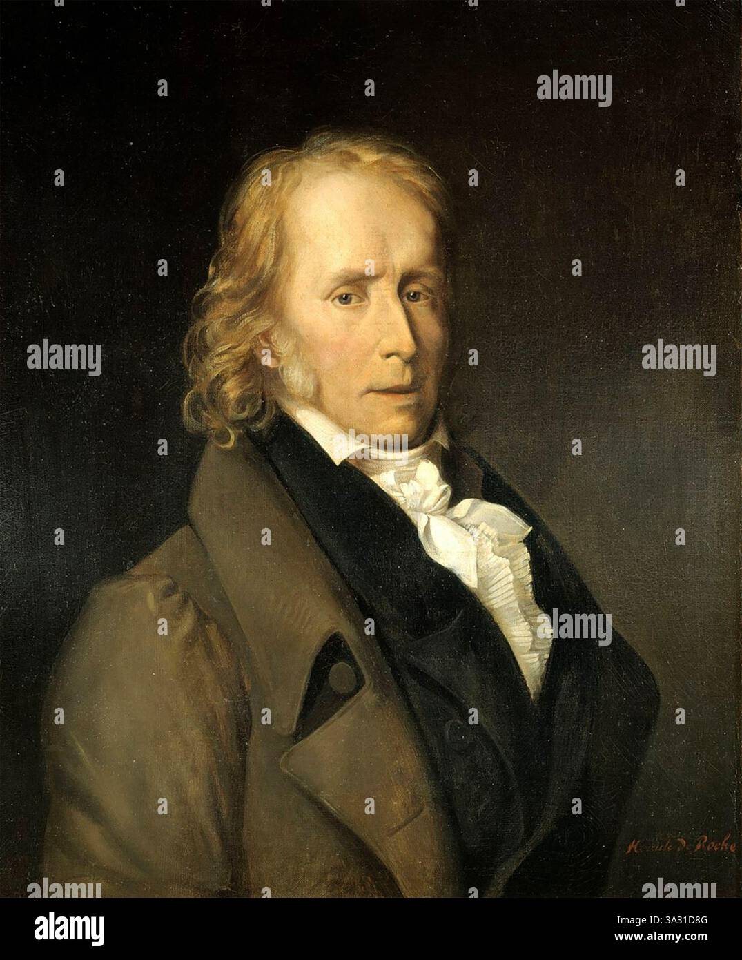 BENJAMIN CONSTANT (1767–1830) französisch-schweizerischer Schriftsteller und Philosoph um 1820 von Hercule de Roche Stockfoto
