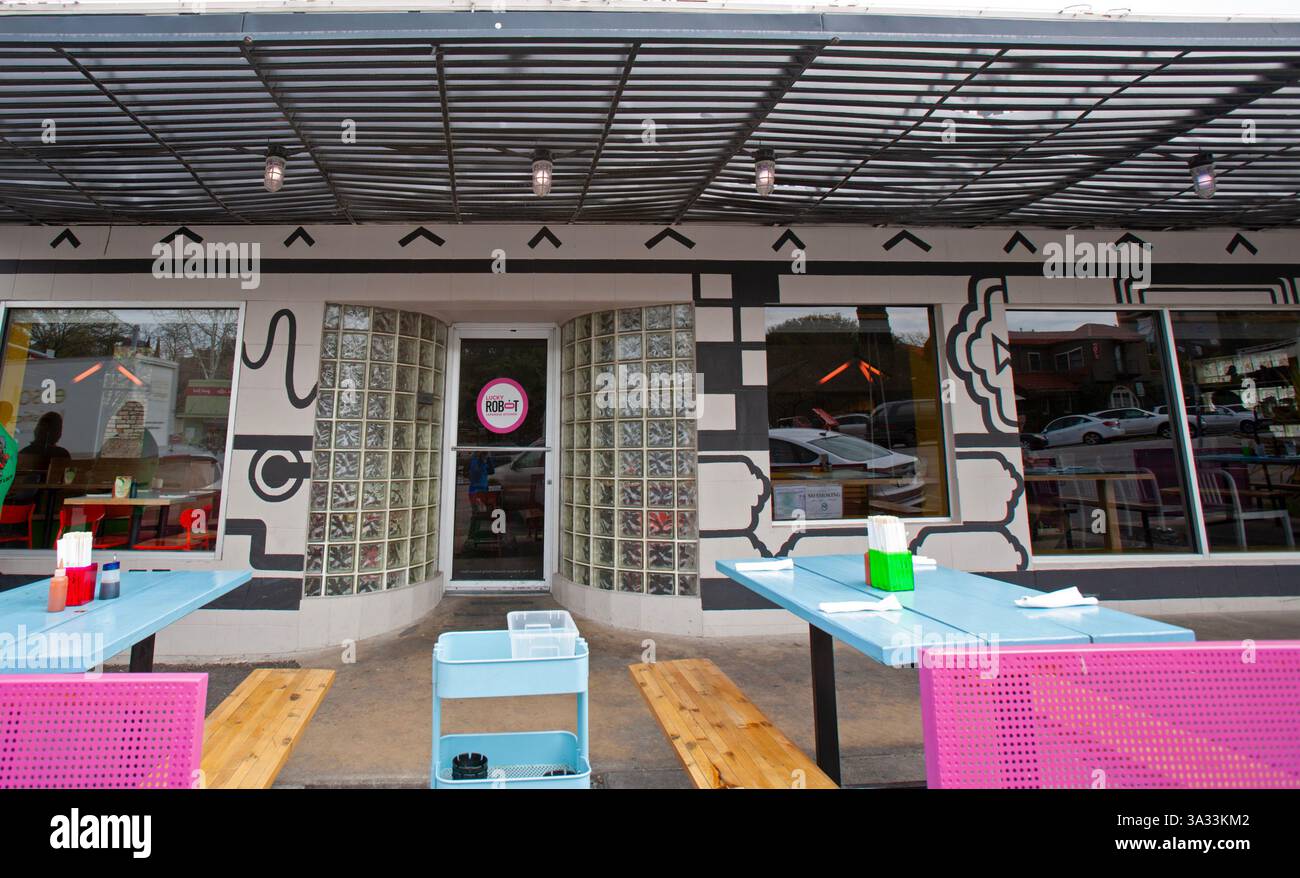 Boutiquen in Austin, Texas Stockfoto