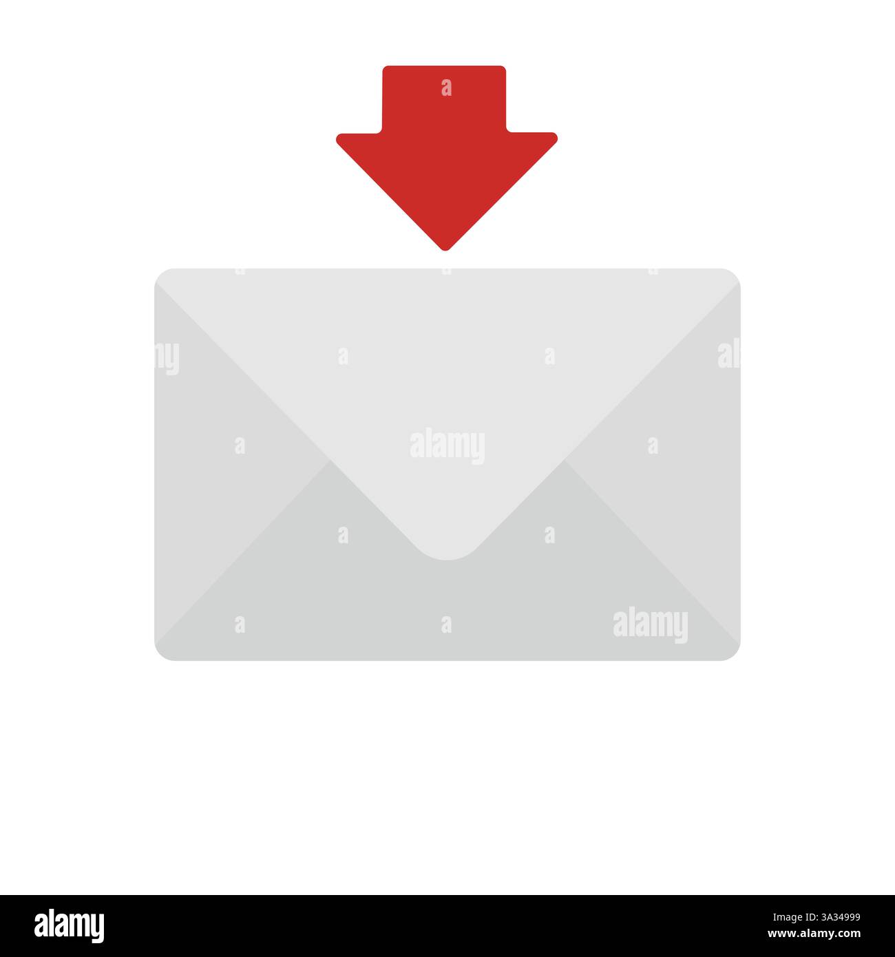 E-Mail Umschlag Mail Brief Symbol Illustration Emoji Vektor Stock Vektor