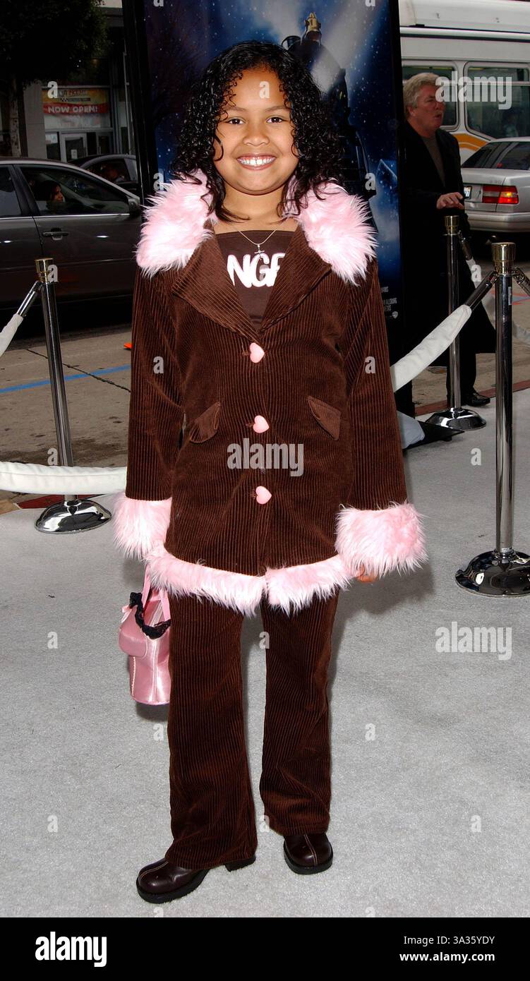 NOVEMBER 2004 - HOLLYWOOD, KALIFORNIEN - K40150FB. DIE POLAR EXPRESS-PREMIERE BEI GRAUMAN'S CHINESISCHES THEATER HOLLYWOOD, CA. 11.07.2004. FITZROY BARRETT / 2004.CHANTEL VALDIVIESO(Bild: © Globe Photos/ZUMAPRESS.com) Stockfoto