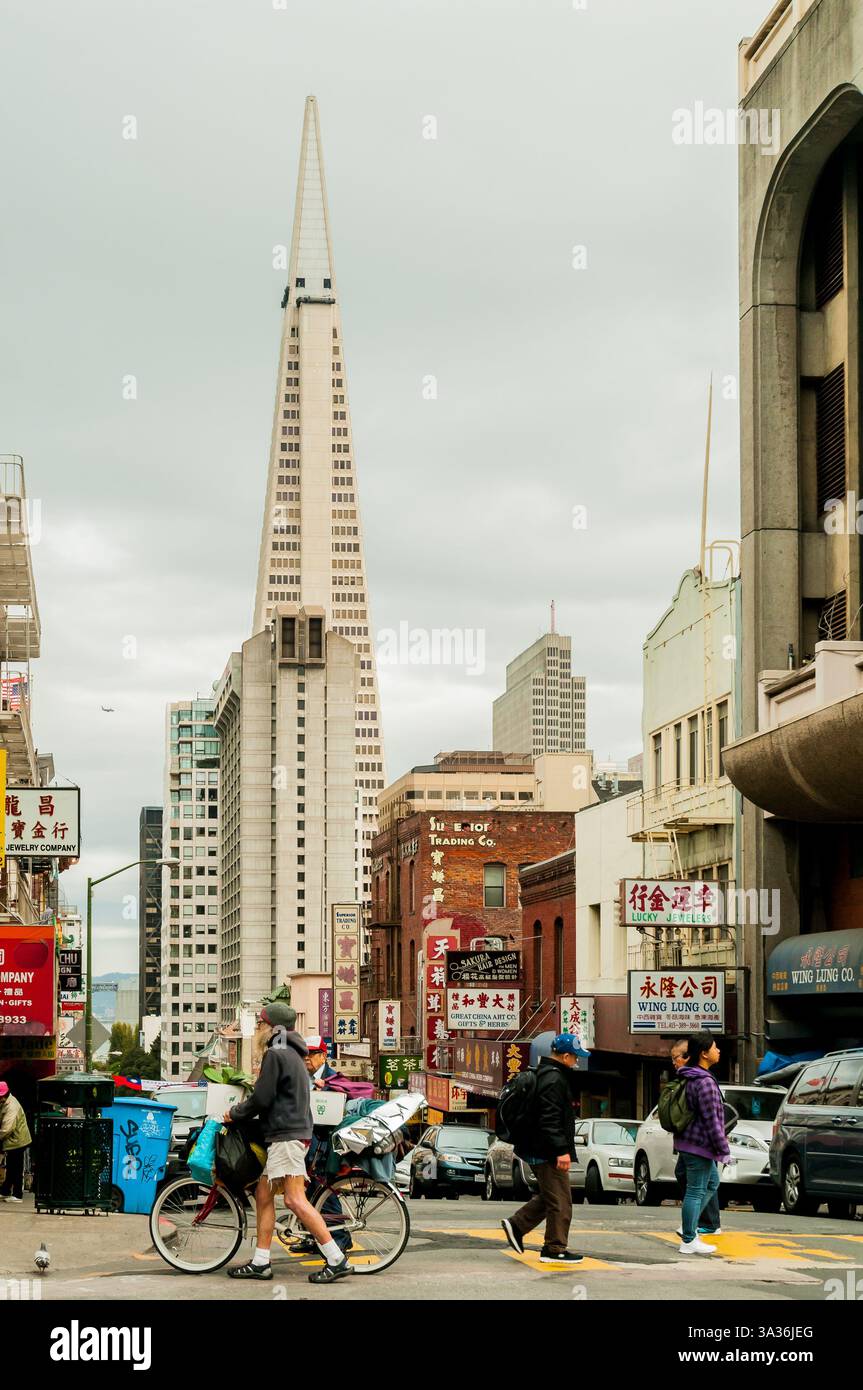 San Franciscos China Town Stockfoto