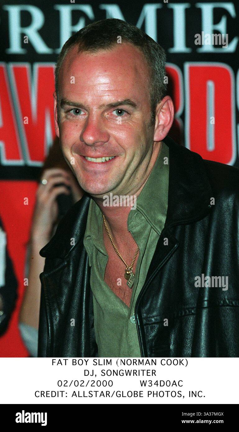 AUG. 2011 - FAT BOY SLIM (NORMANNISCHER KOCH). DJ, SONGWRITER.02.02.2000.W34D0AC.CREDIT:(Credit Image: © Globe Photos/ZUMAPRESS.com) Stockfoto