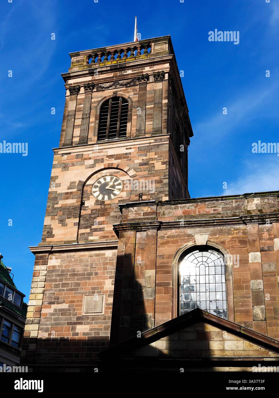 In der ersten Klasse wurde die Church of St Ann in der St Anns Street in Manchester Greater Manchester England aufgeführt Stockfoto