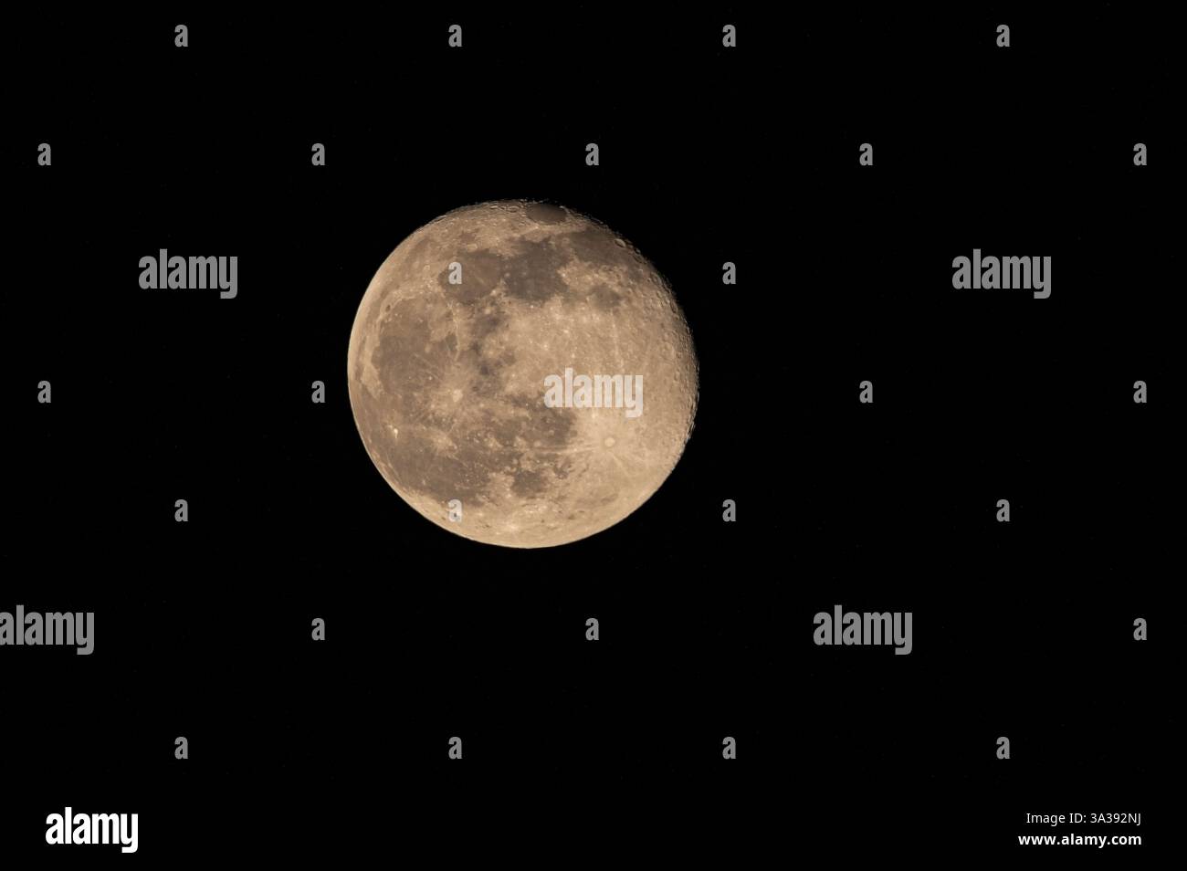 Der Vollmond Stockfoto
