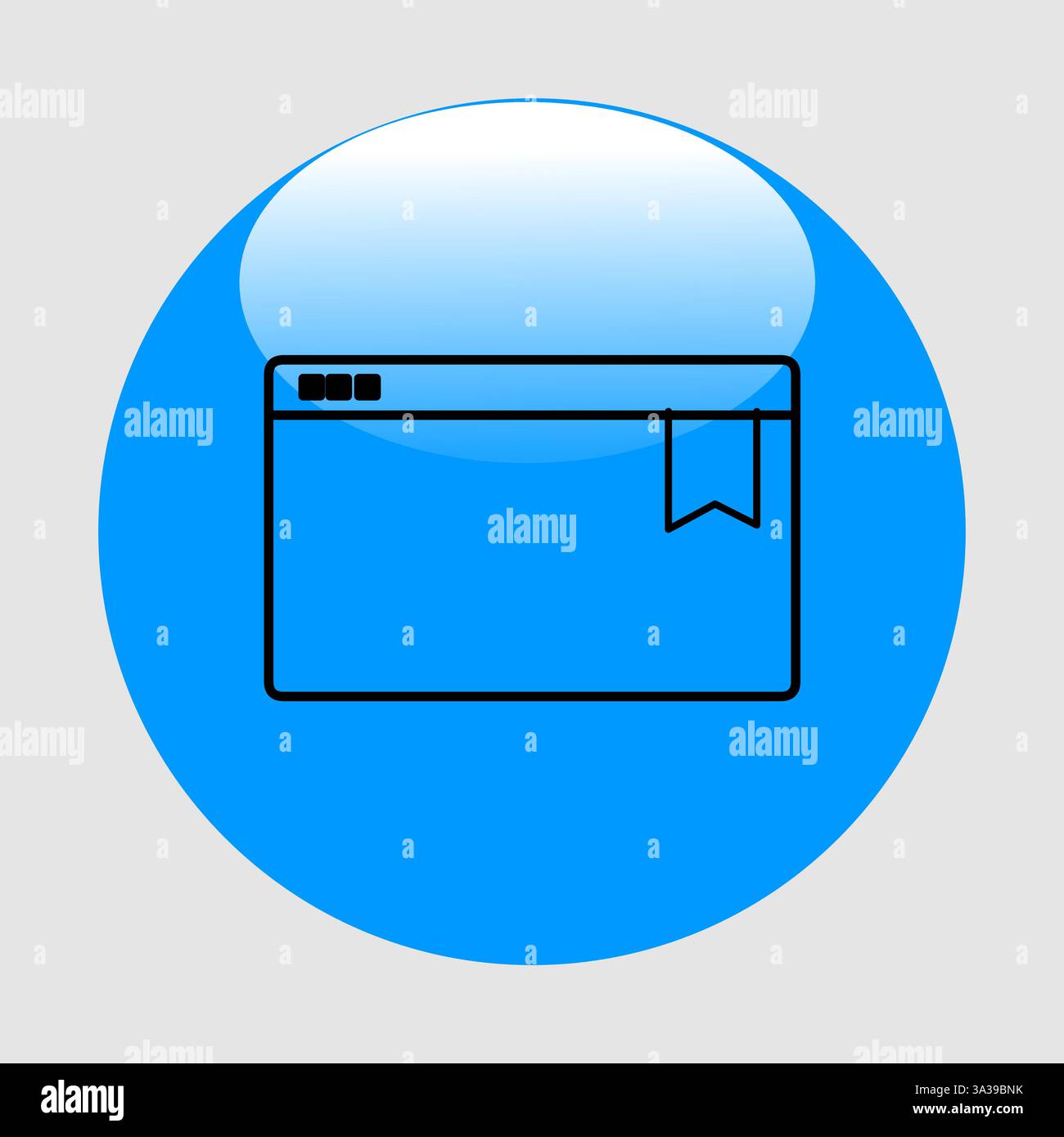 Lesezeichen-Symbol, intelligentes Symbol für ux-benutzeroberfläche, neues modernes Symbol, bearbeitbares Symbol für Projekt, Vektorillustrationsdatei, beliebtes Symbol isoliert. Stock Vektor