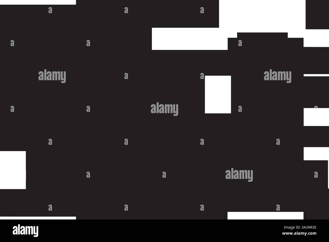 Originale schwarz-weiße Tapete im OP-Art-Stil Stock Vektor