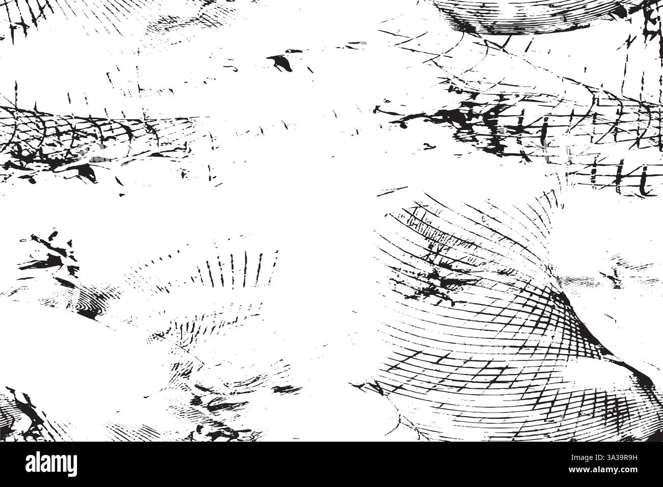 Zusammenfassung Hintergrund. Schwarzweiß-Textur. Bild enthält ein Effekt der schwarzen und weißen Tönen. Stock Vektor