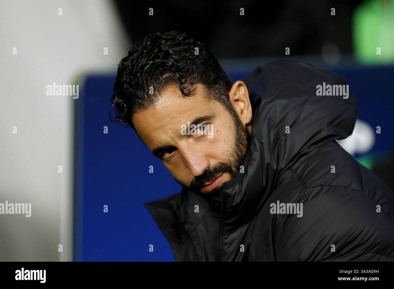 Aktenfoto vom 26.10.2022 von Ruben Amorim. Manchester United hat Sporting Lisbon mitgeteilt, dass sie bereit ist, die Freigabekausel für Cheftrainer Ruben Amorim in Höhe von 10 Millionen Euro (8,3 Millionen Pfund) zu zahlen, sagte der portugiesische Verein in einer Erklärung an die portugiesische Börse. Mike Egerton/PA Wire. Ausgabedatum: Dienstag, 29. Oktober 2024. Stockfoto