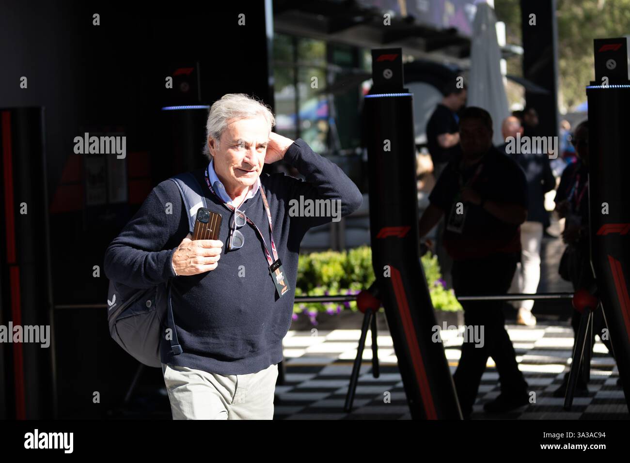 Albert Park, Australien, 14. März 2025. Carlos Sainz SNR während des Formel 1 Louis Vuitton Australian Grand Prix 2025 auf dem Melbourne Grand Prix Circuit am 14. März 2025 in Albert Park, Australien. Quelle: Ivica Glavas/Speed Media/Alamy Live News Stockfoto
